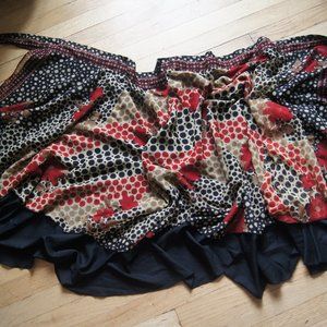 Iris Impressions Layered Convertible Wrap Skirt/Dress